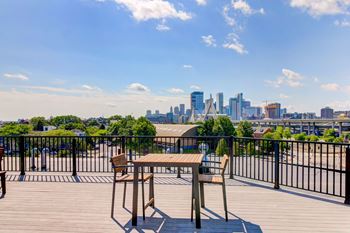 Rooftop alfresco dining 